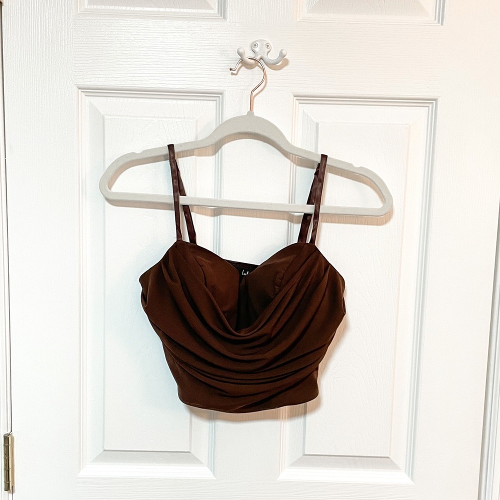*NWOT* LULU'S Women's Mesh Bustier Top - Picture 3 of 7